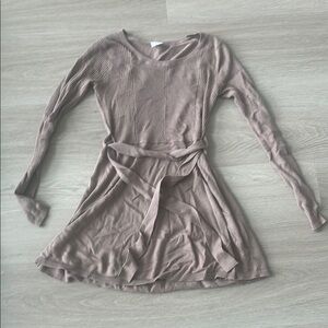 Abercrombie Kids Pink Fit and Flare V-Neck Dress